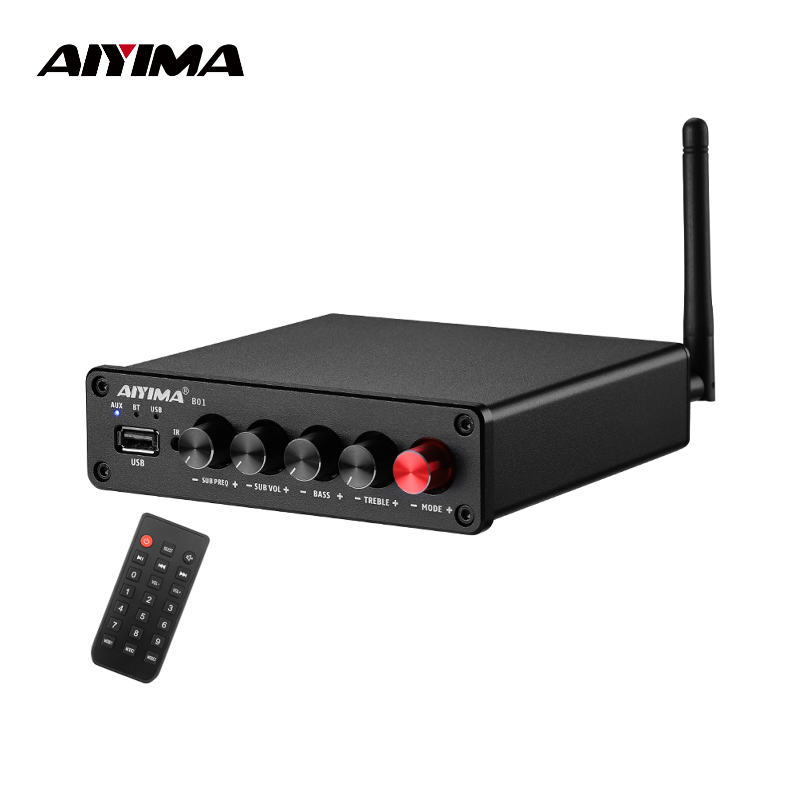 Es9018 Dac - AIYIMA B01 Bluetooth Power Amplifier 2.1