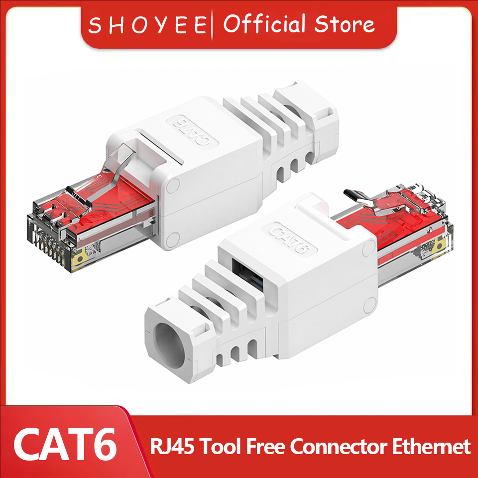 Rj45 Jack - Gigabit Tool Free RJ45 CAT6 Connector