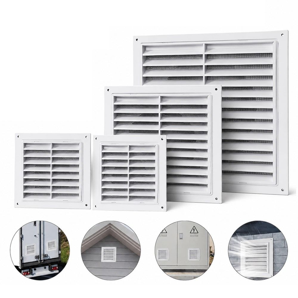 Durable 4/5/6/8In Air Vent Gri - Ventilation Grille Aluminum recension och pris
