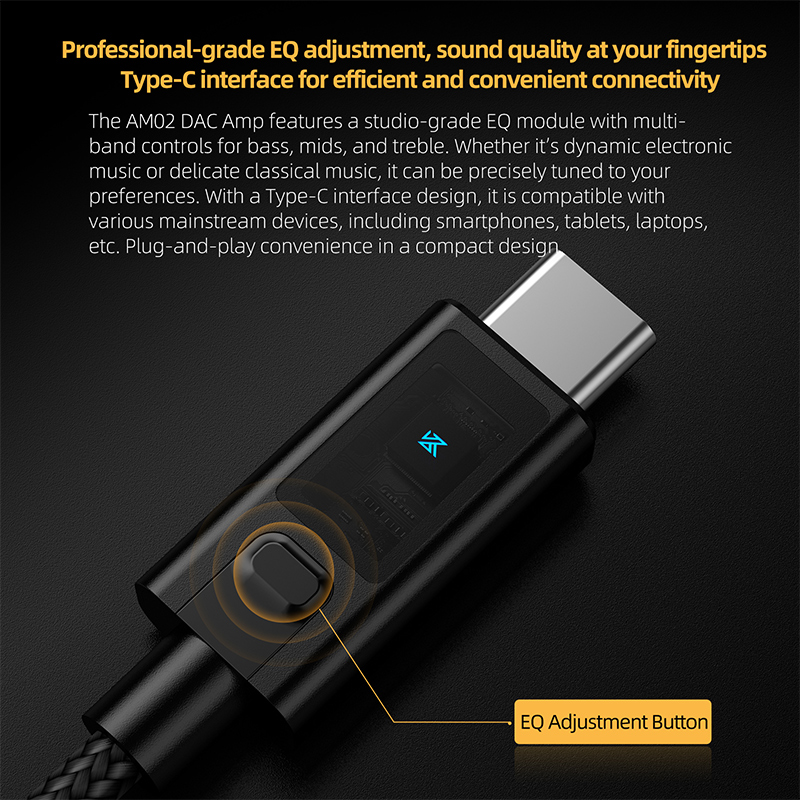 KZ AM02 TYPE-C TO 3.5 Integrat - Headphone Parts recension och pris