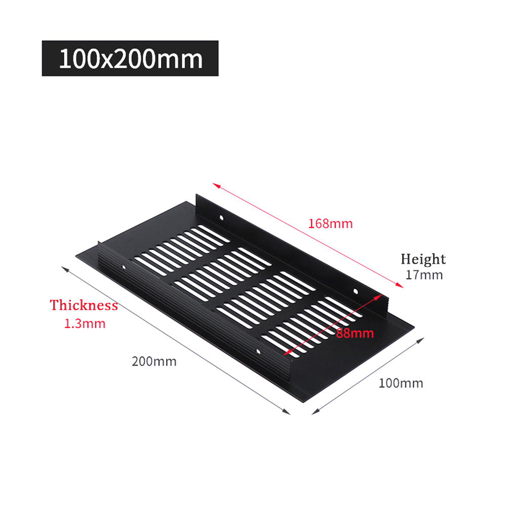 150/200/225/250/300/350/400mm  - Ventilation Grille Aluminum recension och pris
