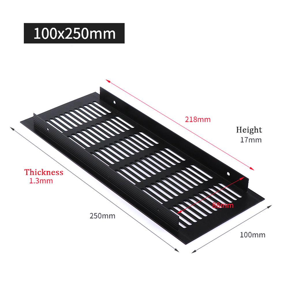150/200/225/250/300/350/400mm  - Ventilation Grille Aluminum recension och pris