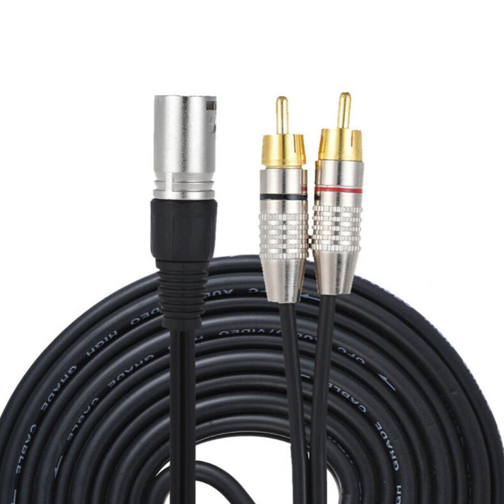 XLR Audio Splitter Cable to Rc - Audio Cable Rca recension och pris