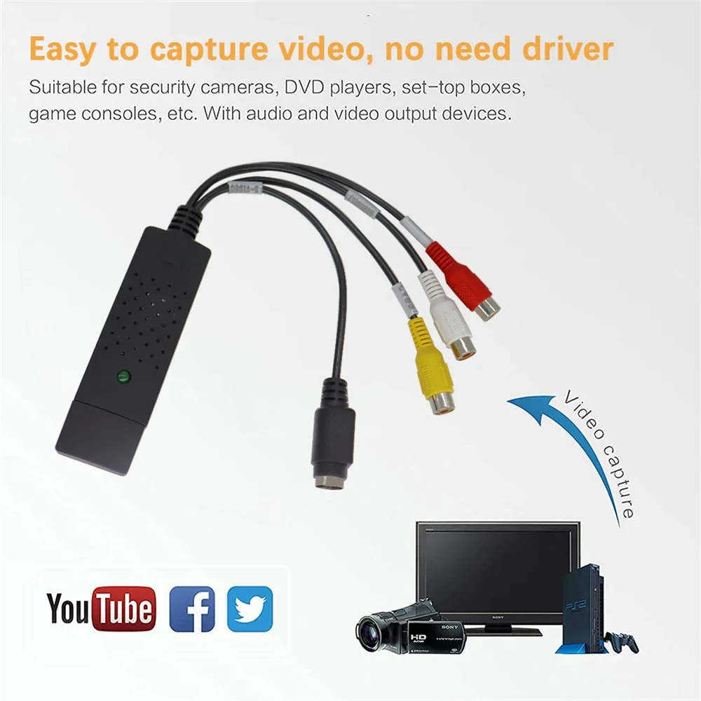USB2.0 Audio Video Capture Car - Usb Sound Card recension och pris