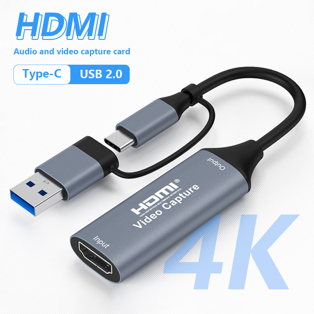 4K 2 in 1 USB 2.0 Video Captur - Usb Sound Card recension och pris