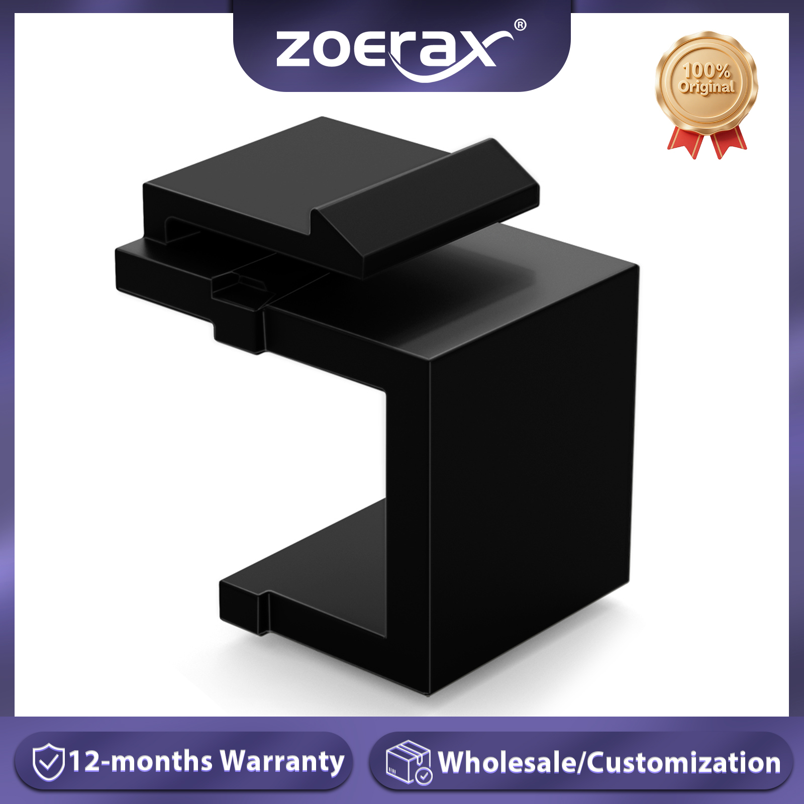 ZoeRax 30-Pack Blank Keystone  - Rj45 Jack recension och pris