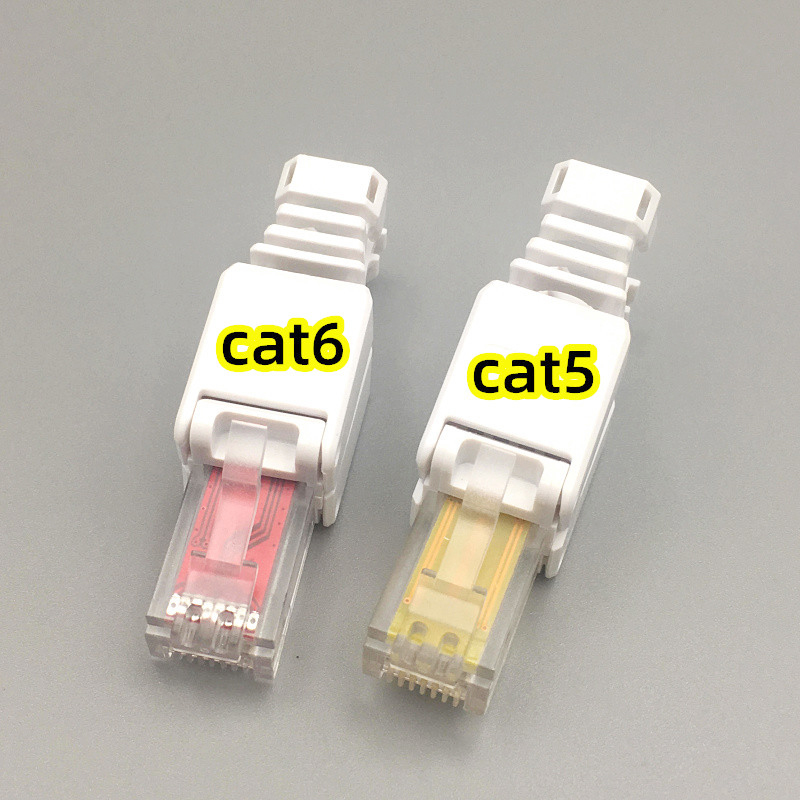 2pcs Cat5E Cat6 RJ45 Connector - Rj45 Jack recension och pris