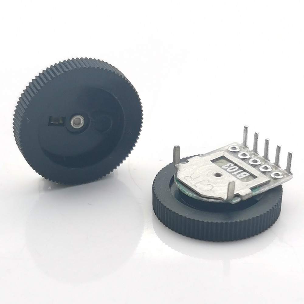10PCS/Lot B103 10K Ohm 5 Pins  - Potentiometer 10K recension och pris