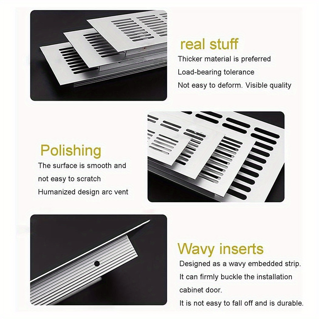2pcs 80mm Ventilation Grille A - Ventilation Grille Aluminum recension och pris