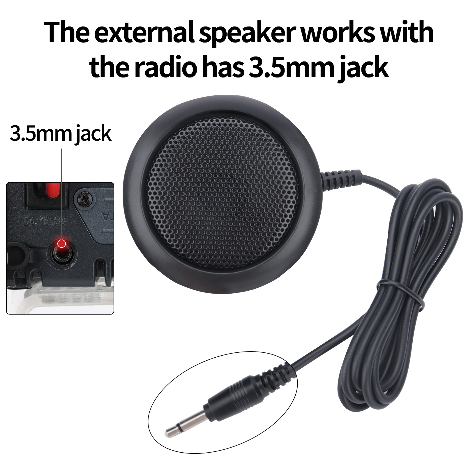 ABBREE KES-4 Car Radio Mini Ex - Speaker Terminal recension och pris