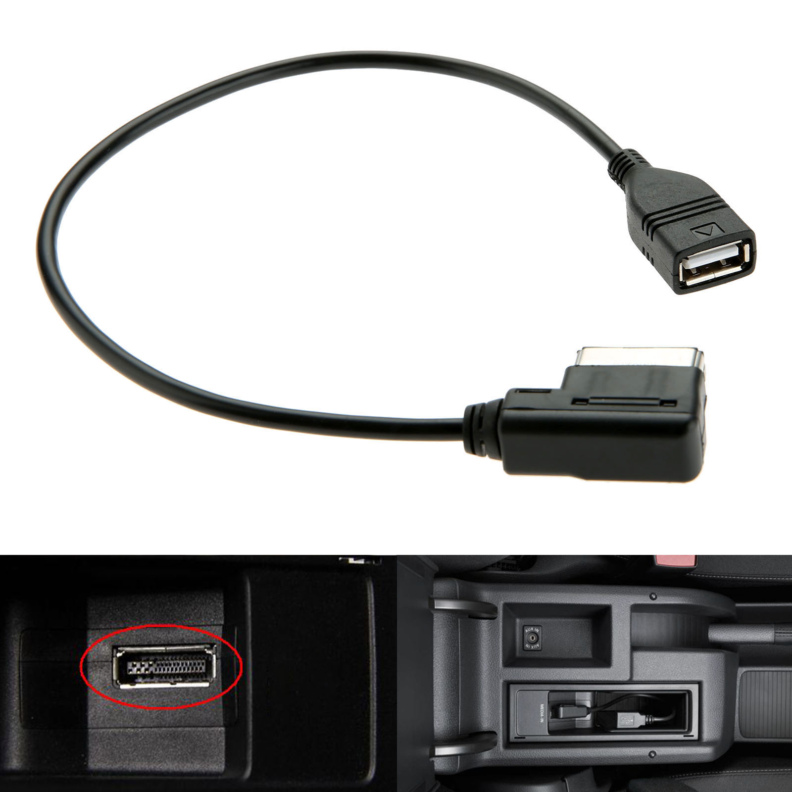 1 PC Media-In AMI MMI MDI AUX  - Mdi Cable recension och pris