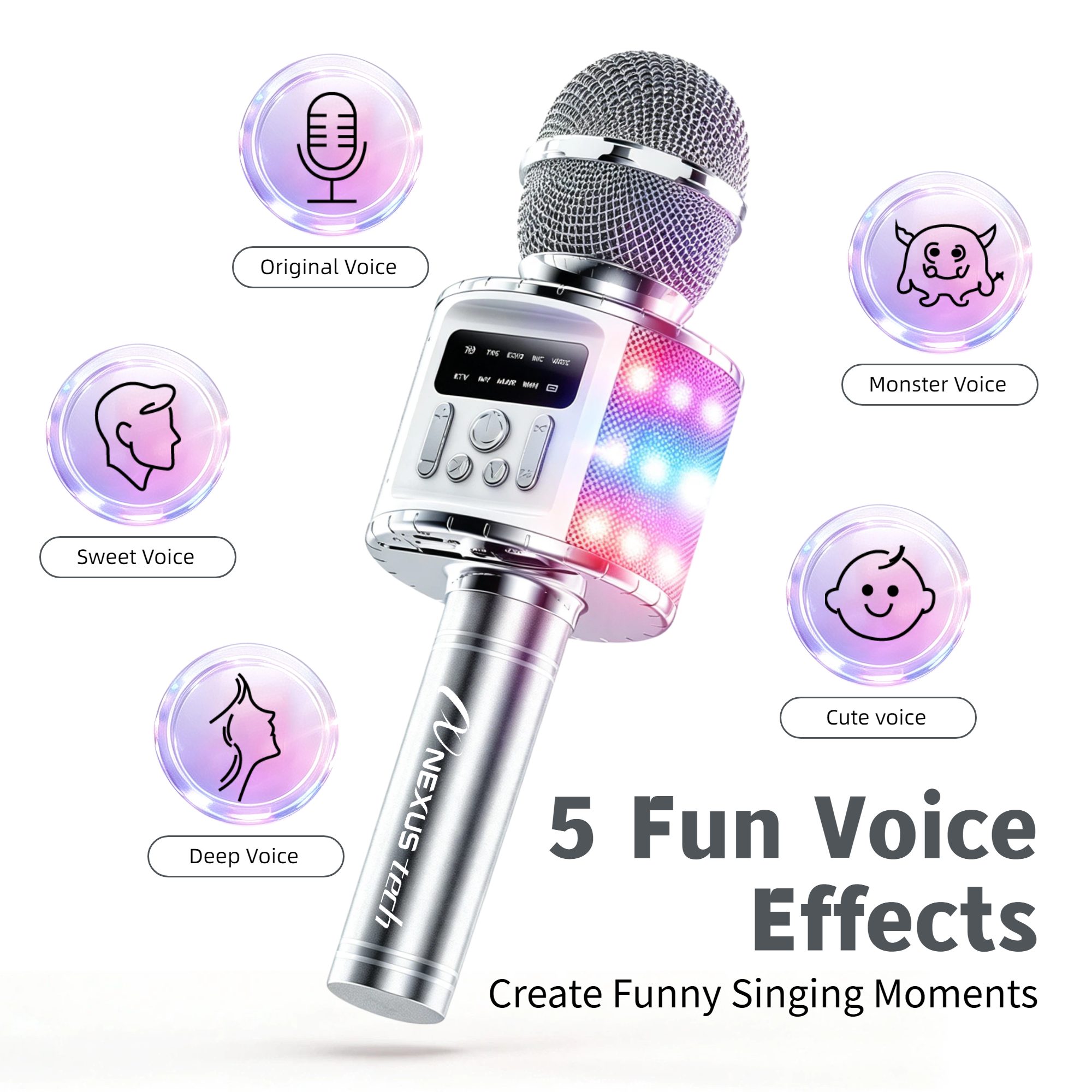 Halloween Karaoke Microphone W - Microphone Capsule recension och pris