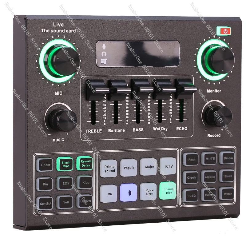 V9 Sound Card Microphone Set U - Usb Sound Card recension och pris