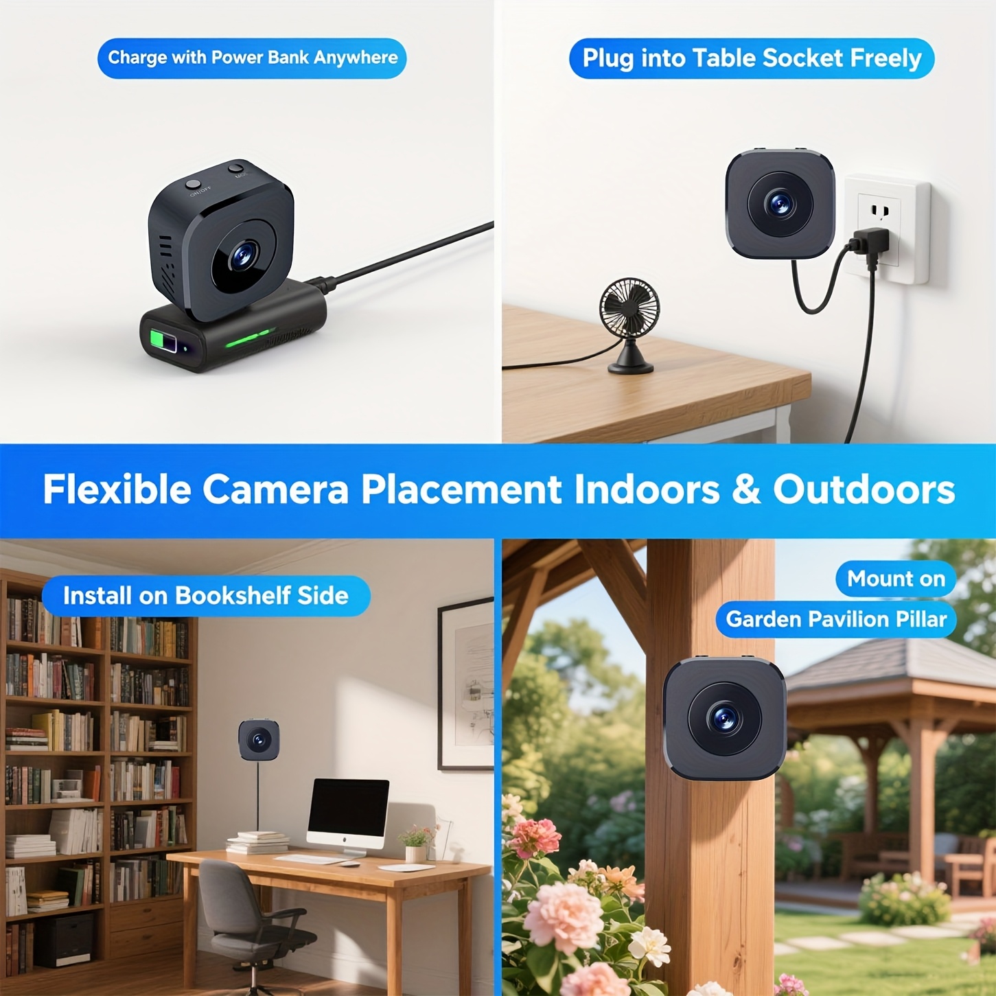 1080P HD Mini WiFi Camera Indo - Usb Sound Card recension och pris