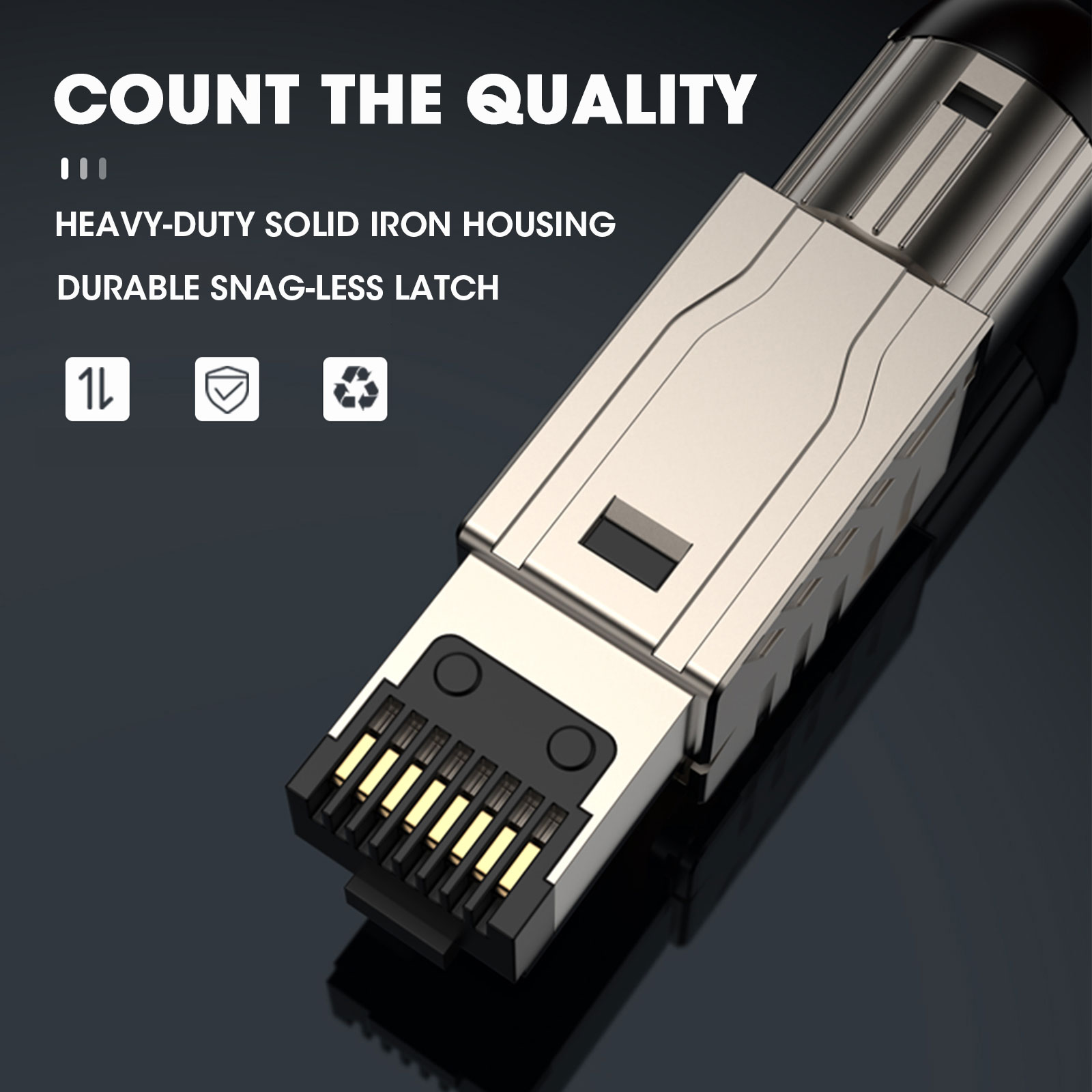 ZoeRax 2-Pack RJ45 Connectors  - Rj45 Jack recension och pris