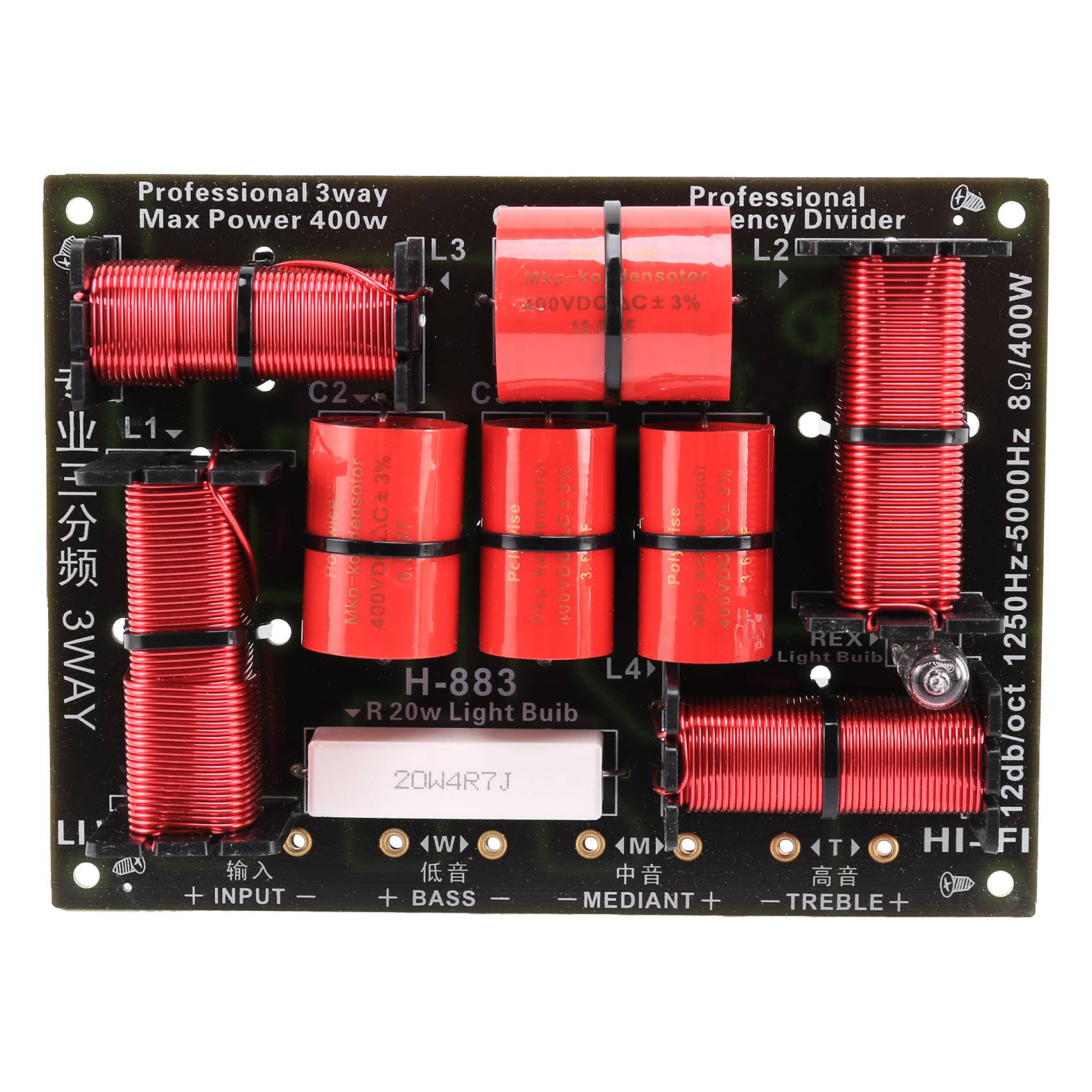 Excellent-400W 3 Way Crossover - Speaker Crossover recension och pris