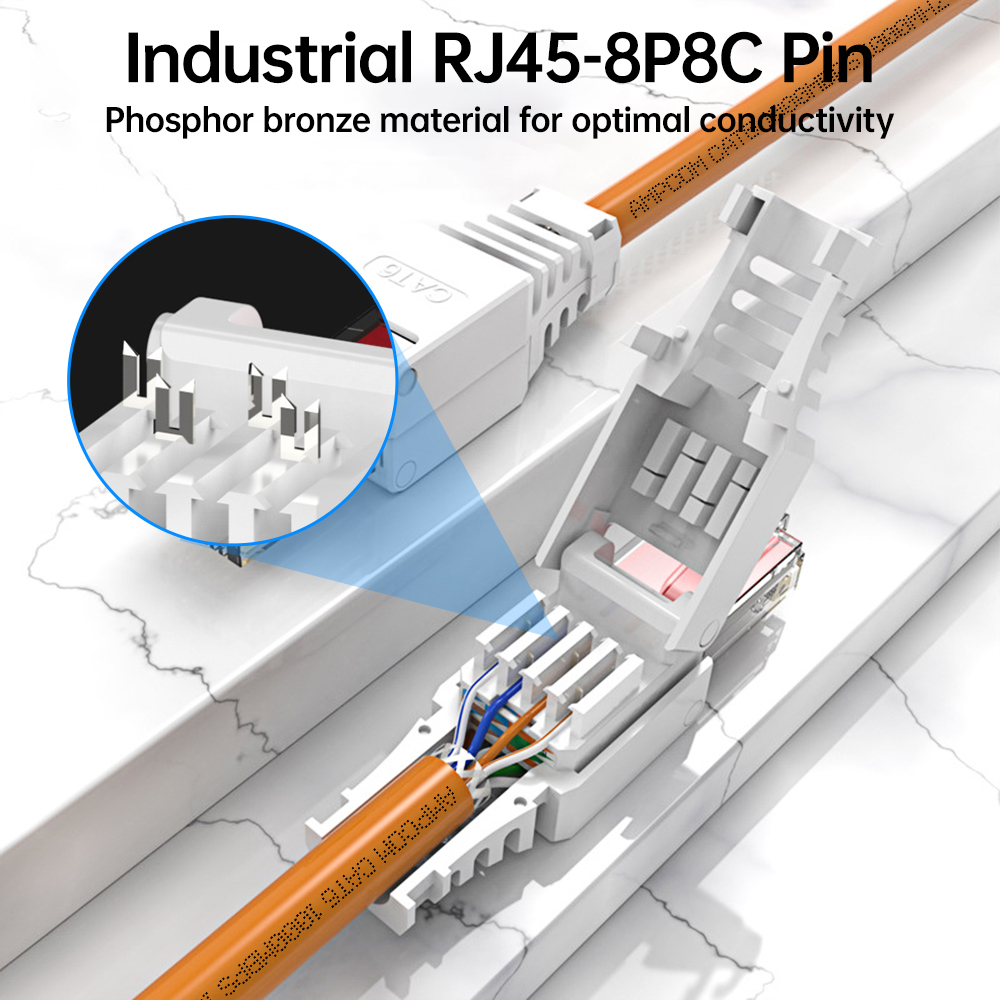 Hoolnx Tool free RJ45 connecto - Rj45 Jack recension och pris