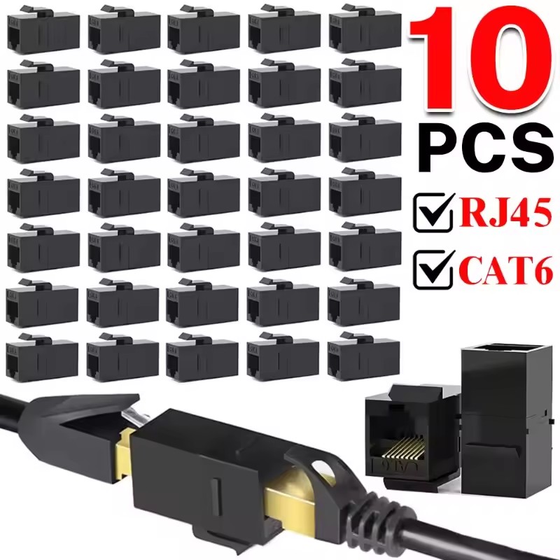 2-10Pcs CAT6 RJ45 Keystone Cou - Rj45 Jack recension och pris