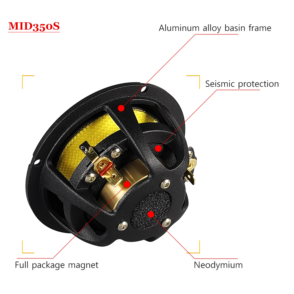 3.5 Inches Bullet Guided Mid-R - Speaker Driver recension och pris