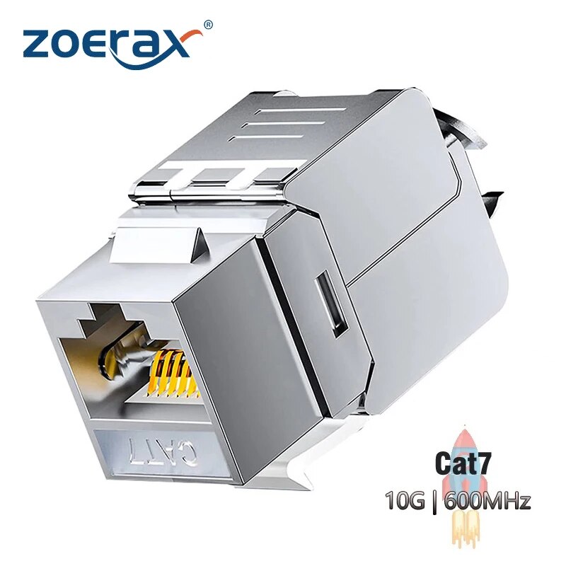 ZOERAX Cat6a Cat7 Keystone Jac - Rj45 Jack recension och pris