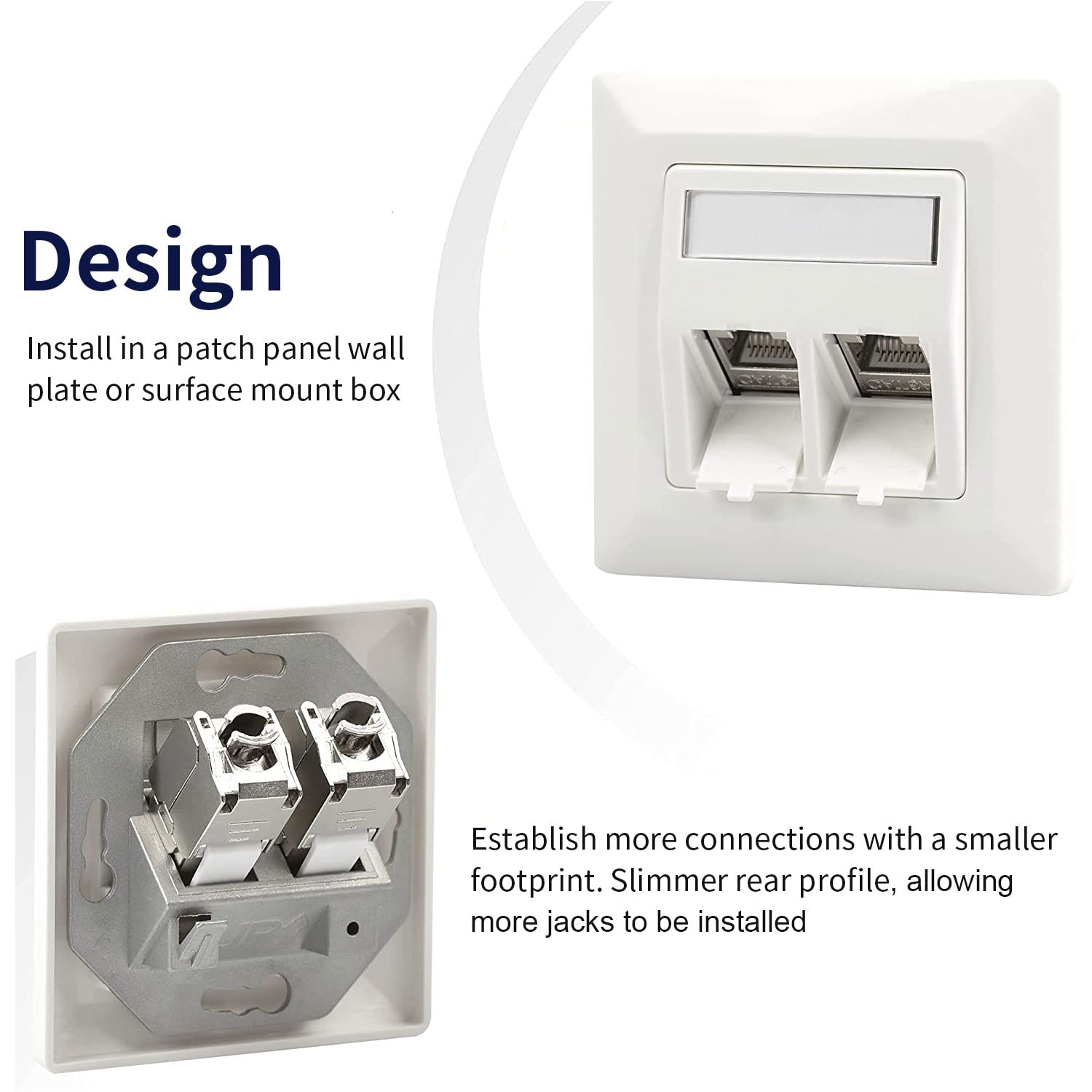 ZOERAX Cat6a Cat7 Keystone Jac - Rj45 Jack recension och pris